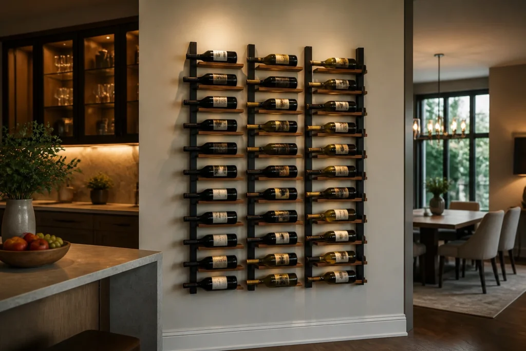 Etagere a vin murale moderne et elegante