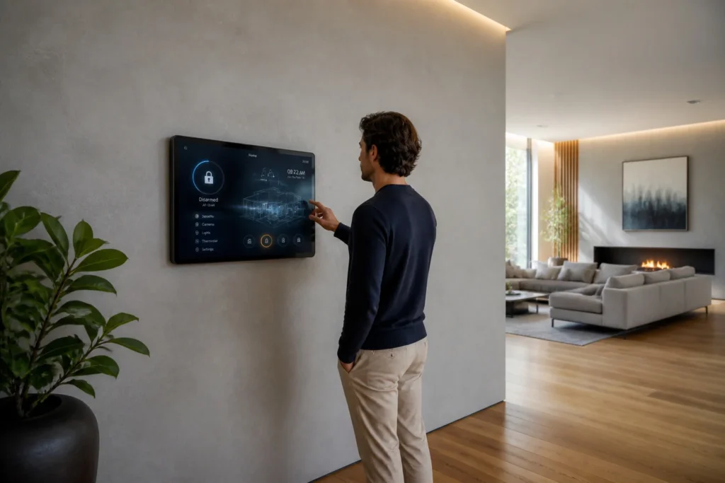 Panneau de securite domestique intelligent