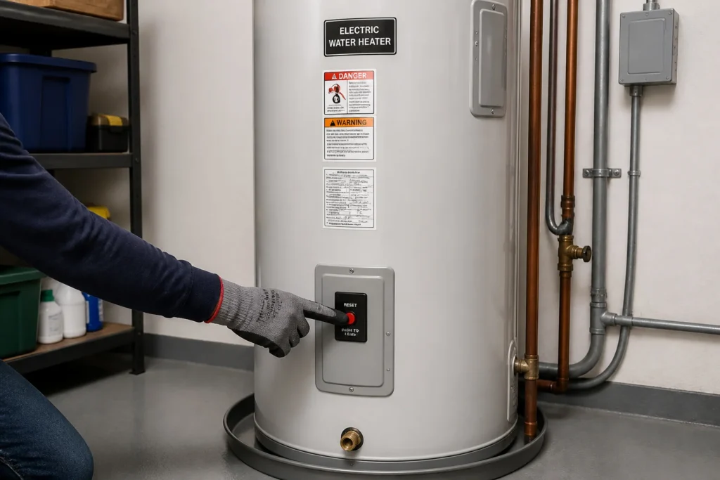 Reinitialisation du chauffe eau electrique