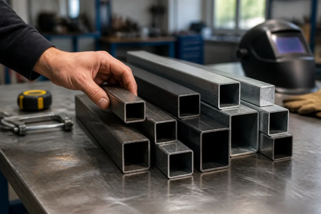 Selection de tubes en acier