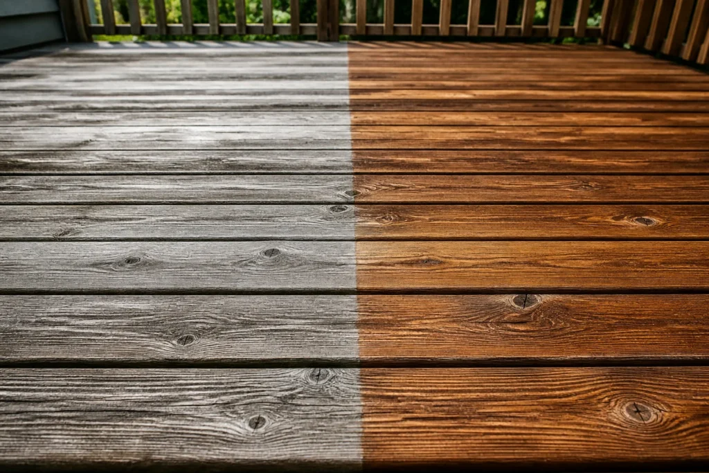 Bois vieilli vs bois restaure