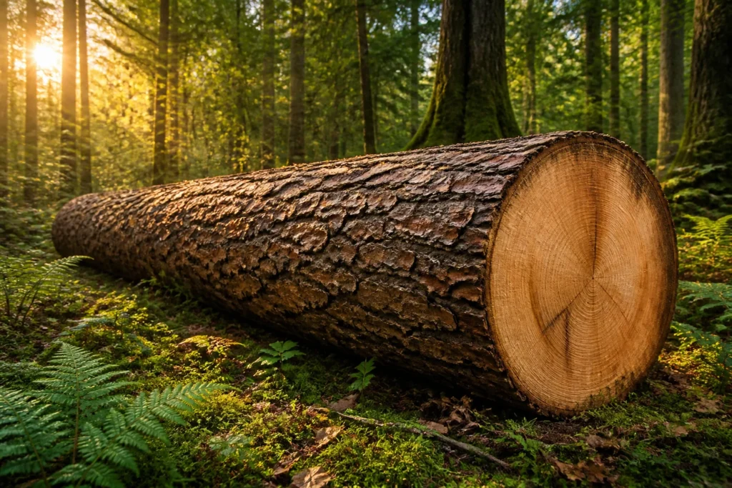 Gisant de bois dans la foret